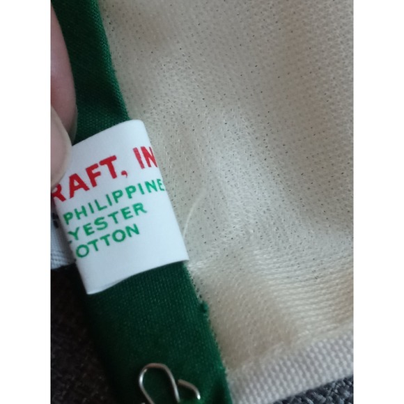 Vtg Santa Clause Christmas Tree Skirt Toy Soldier Stocking Train Teddy Bear - Picture 7 of 9